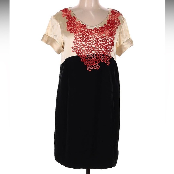 3.1 Phillip Lim 6 Runway dress 2008 SS Cream/Red/coral/black - Picture 2 of 3